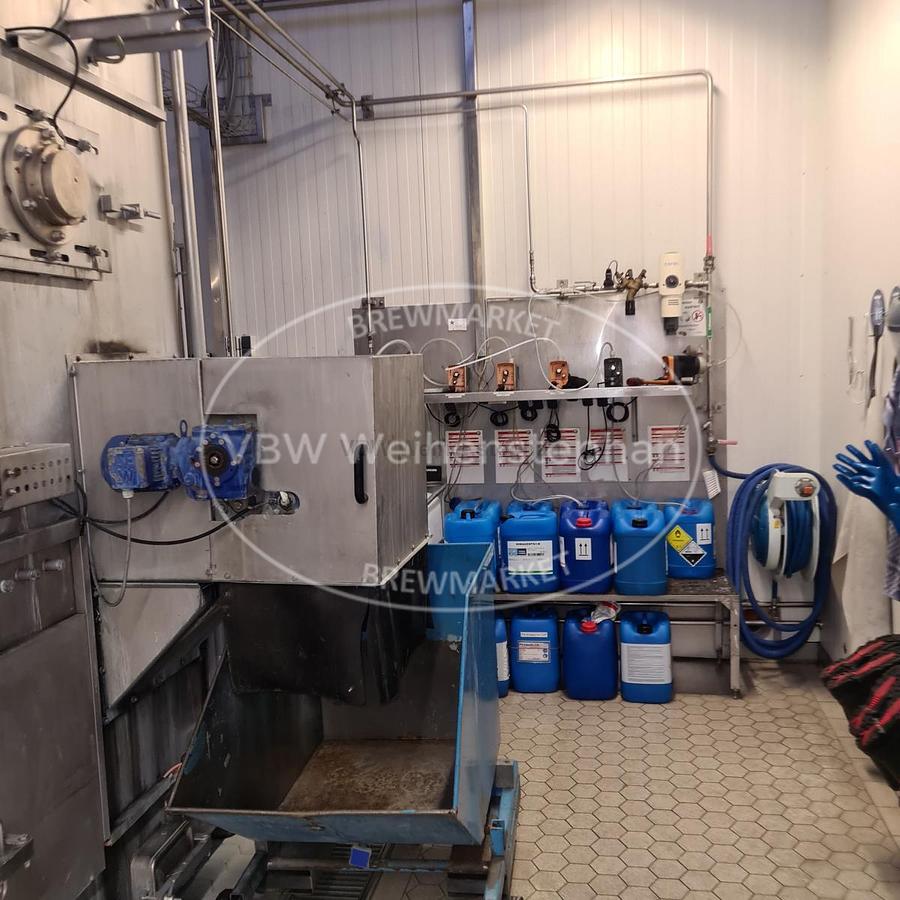 Used glass bottle filling line