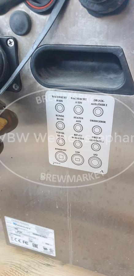 Used label coding printer