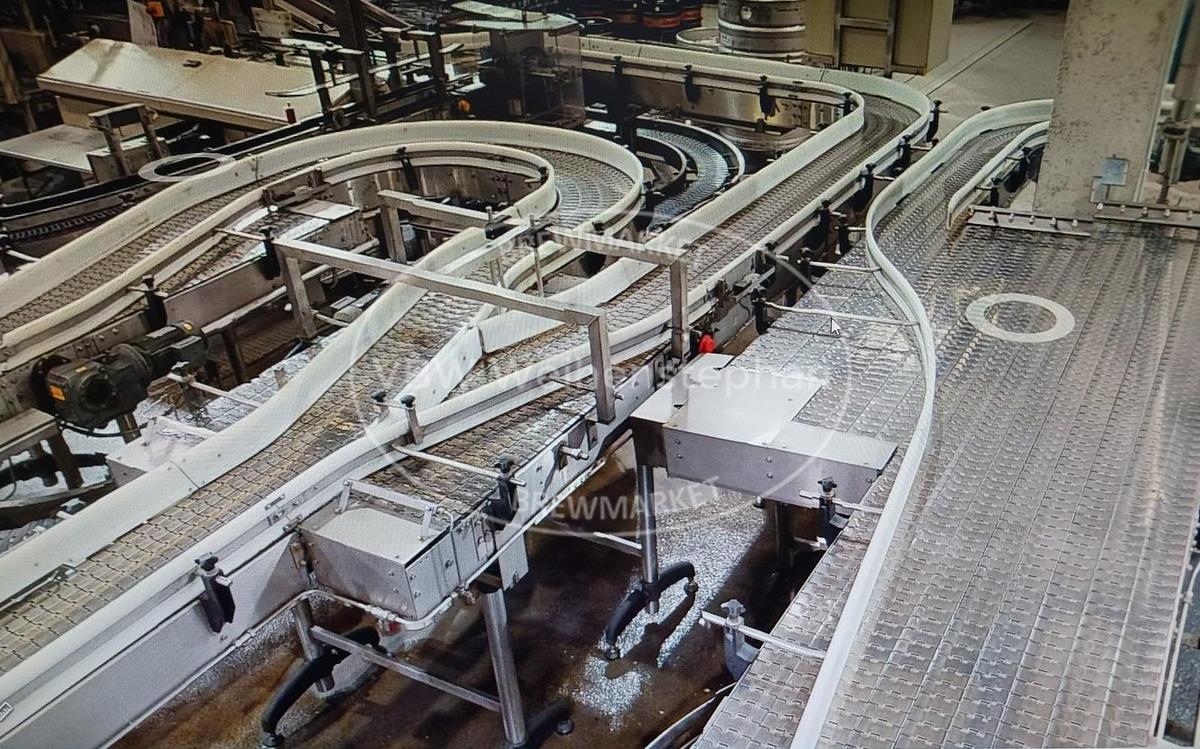 Used free bottle conveyors