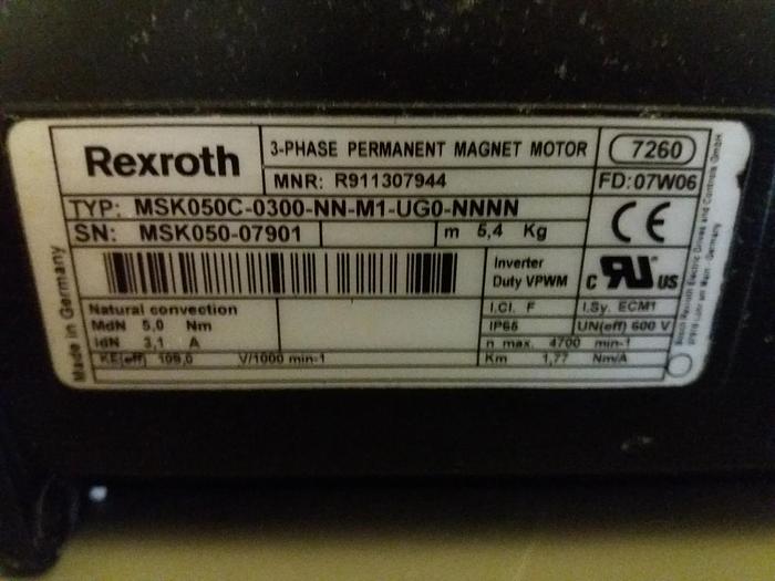 Used Eletro servomotor