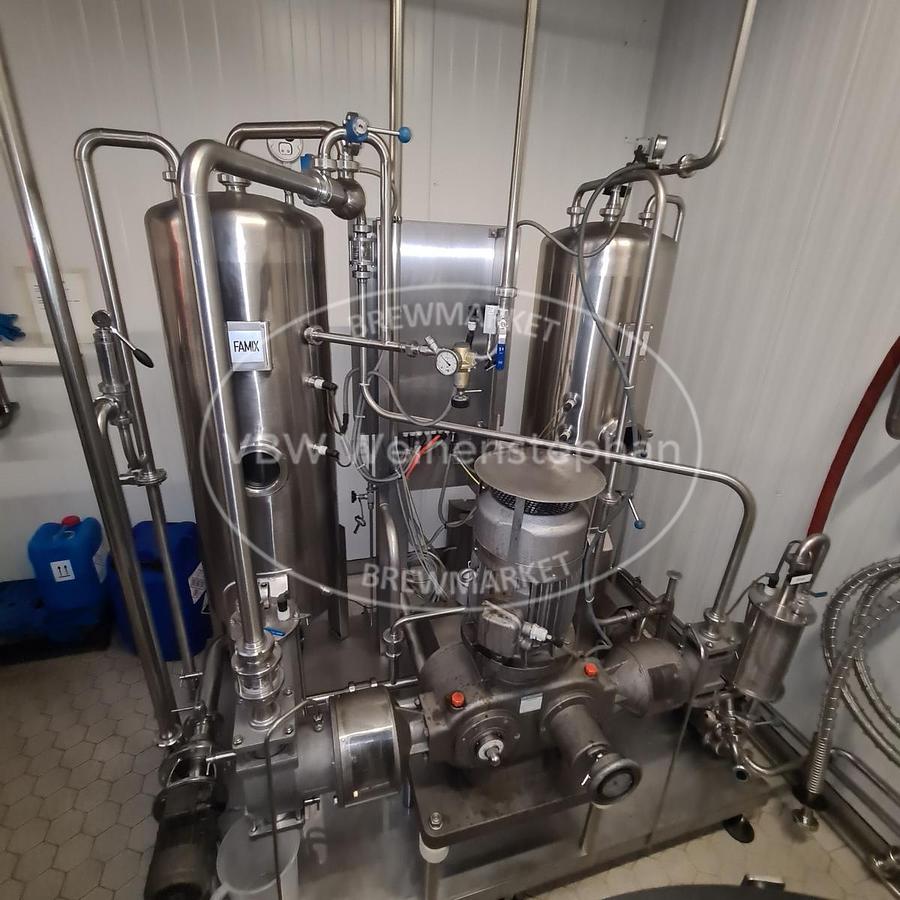 Used glass bottle filling line