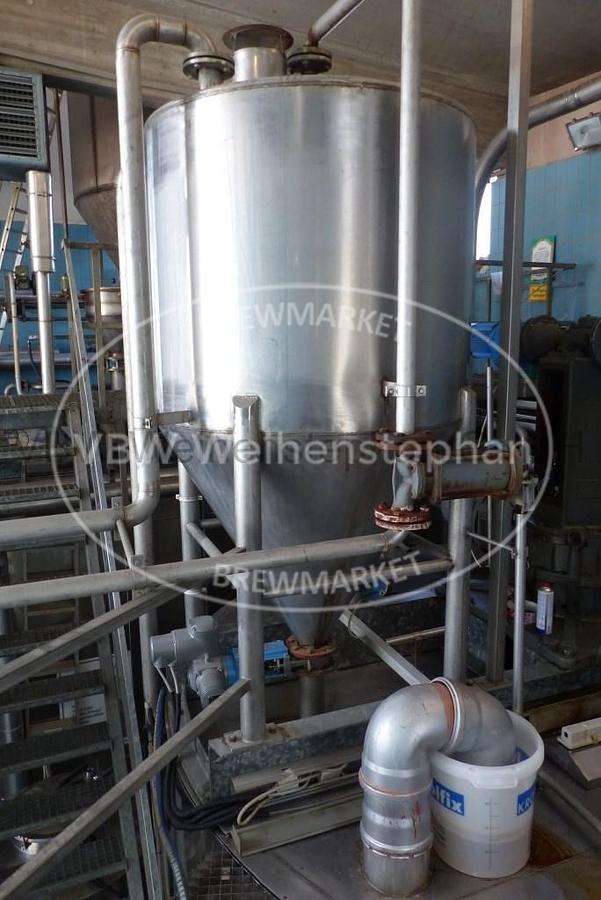 Used Trub collecting vessel