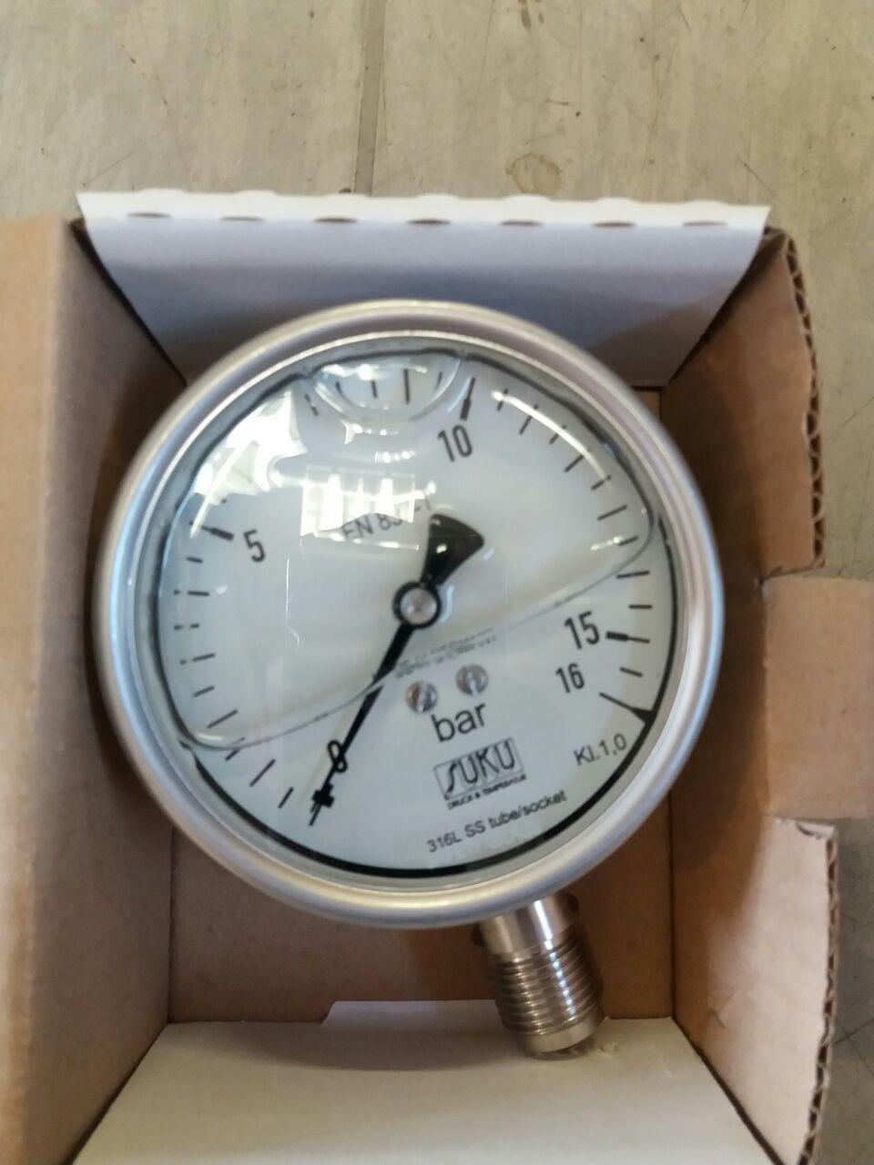 Gebraucht Rohrfedermanometer