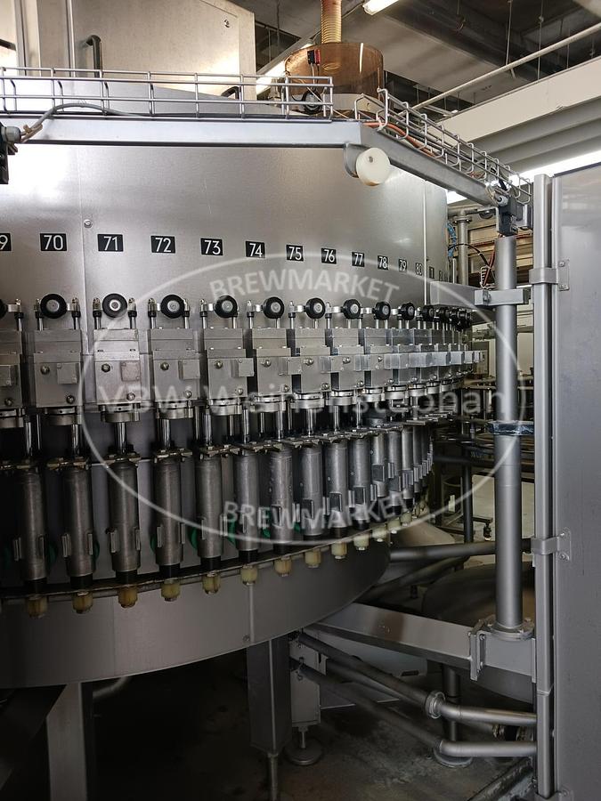 Used Rinsing, filling and sealing machine