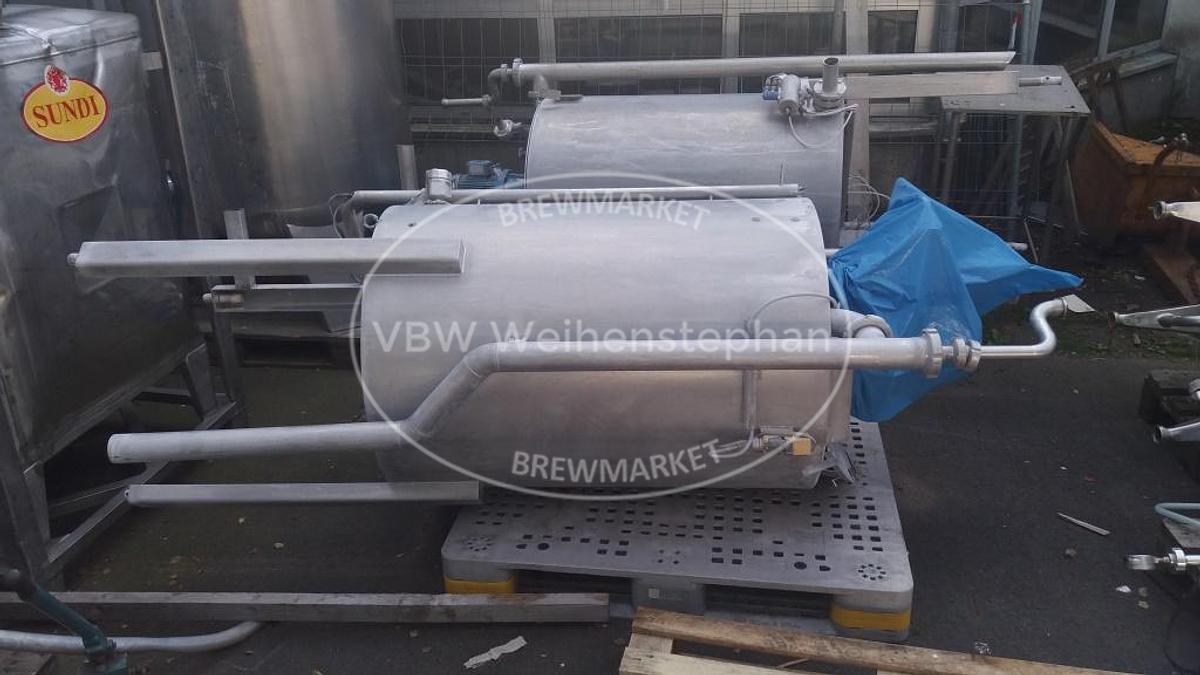 Used Kieselguhr dosing vessel