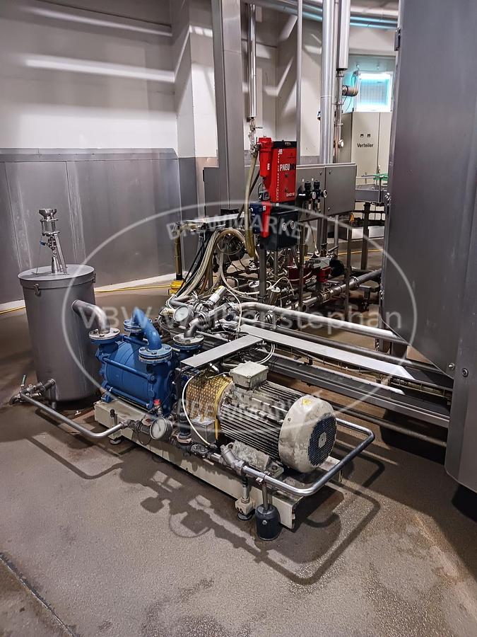 Used Glass bottle filler and capper