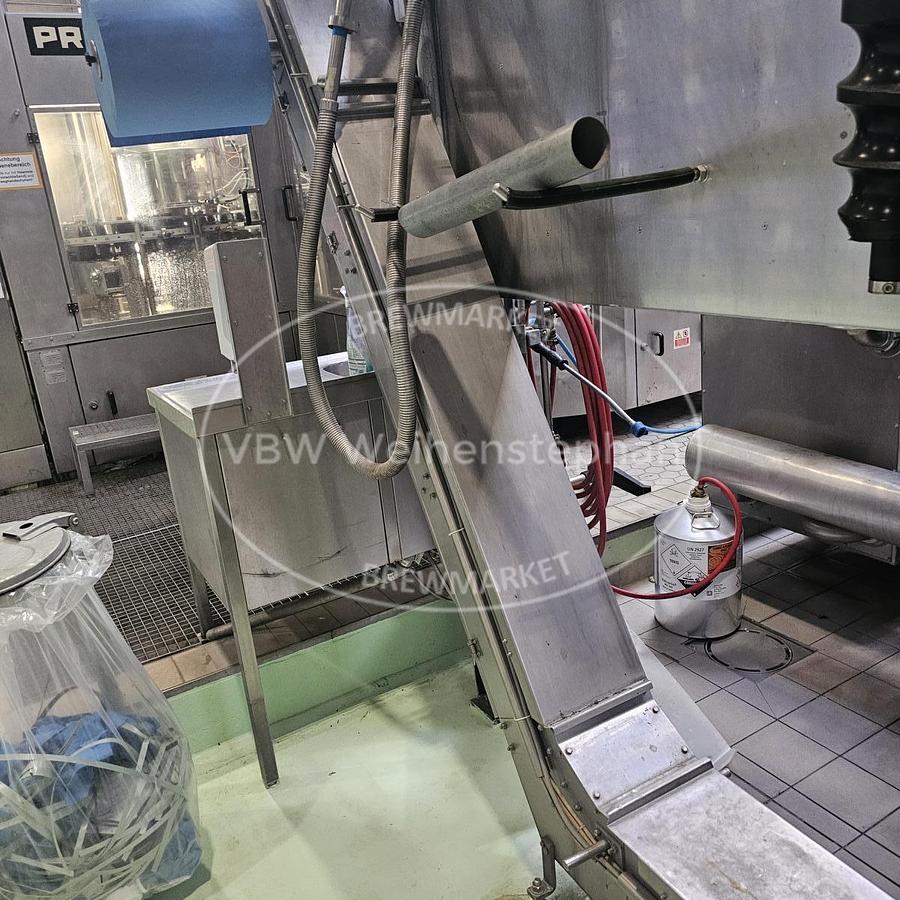 Used PET bottle filling line