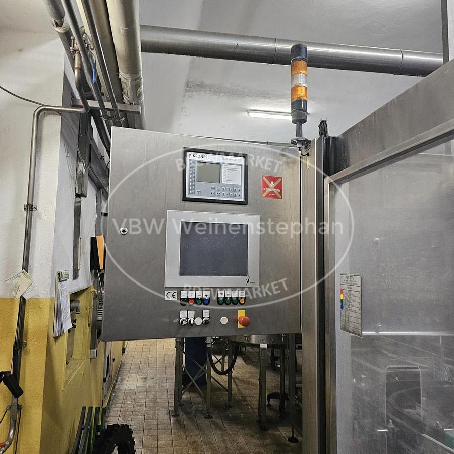 Used Glass bottle filler and capper