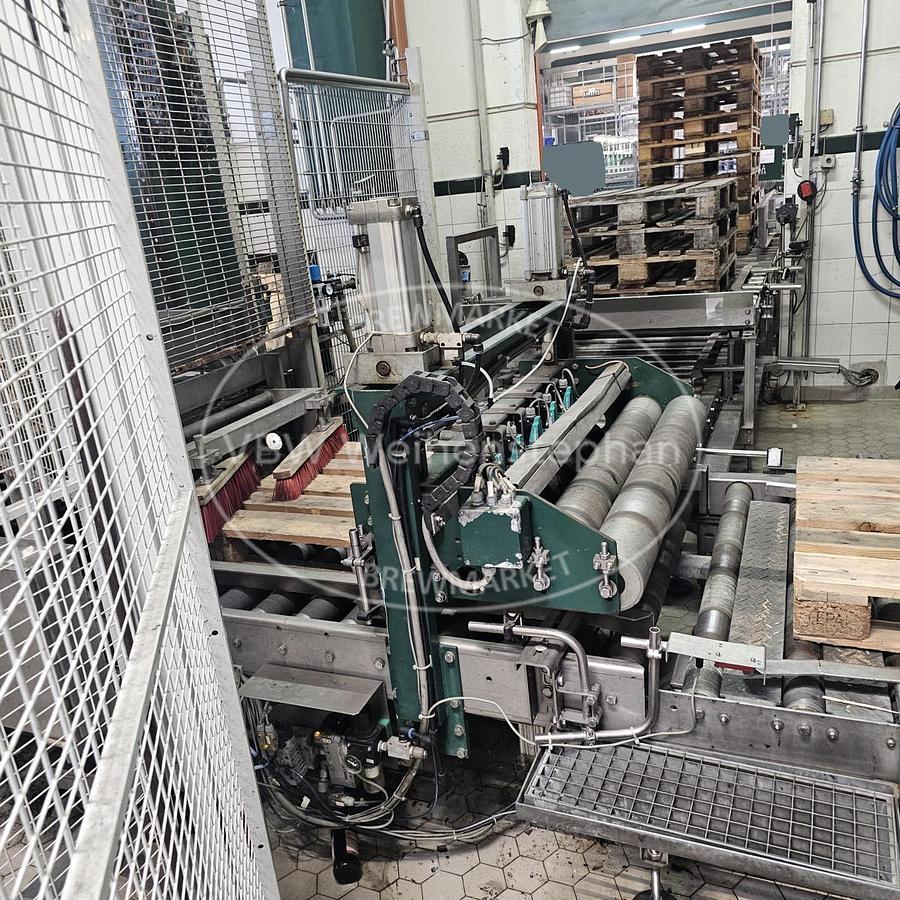 Used palettising and depalettising line