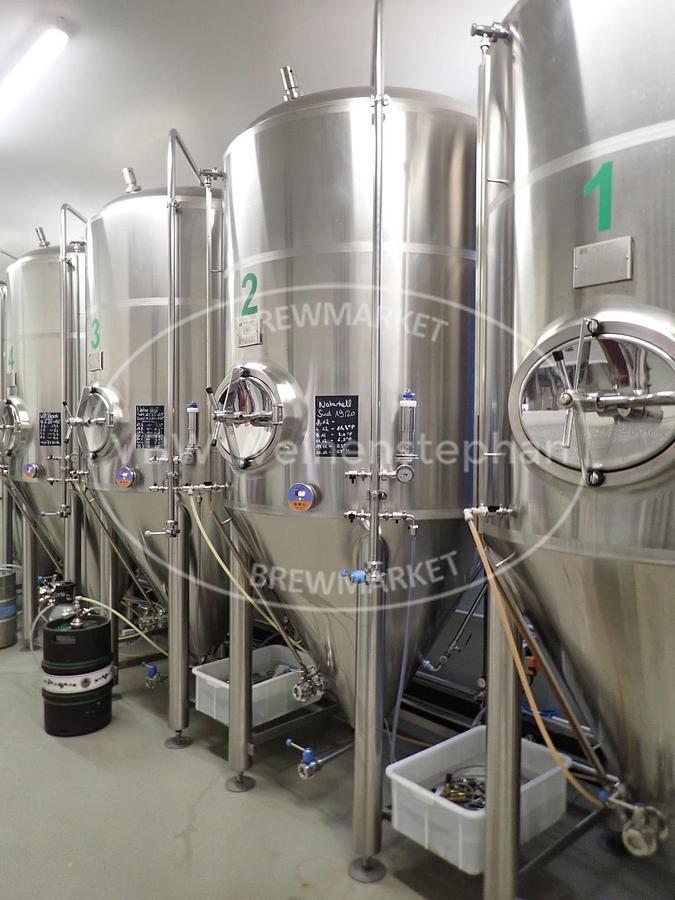 Used cylindroconical fermentation and storage tanks (CCT, 5 pcs.)