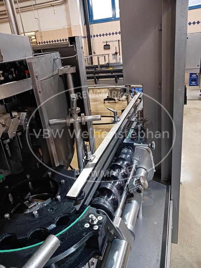 Used Glass bottle filler and capper