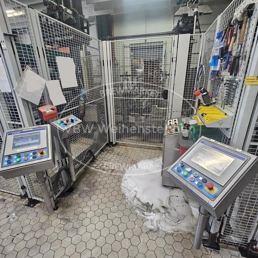 Used palettising and depalettising line