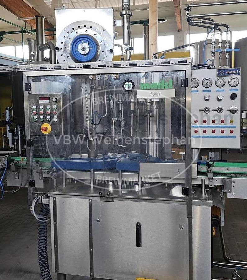 Used Glass bottle filling line