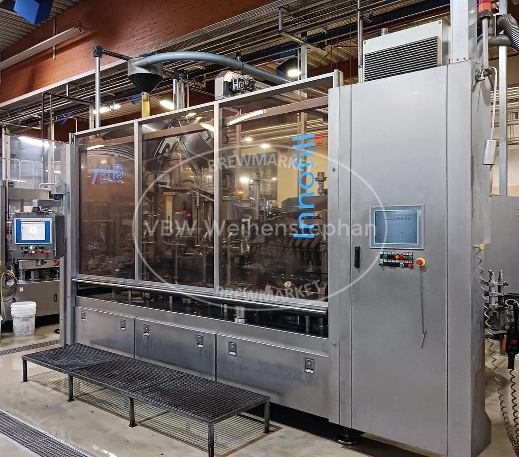 Used Glass bottle filler and capper