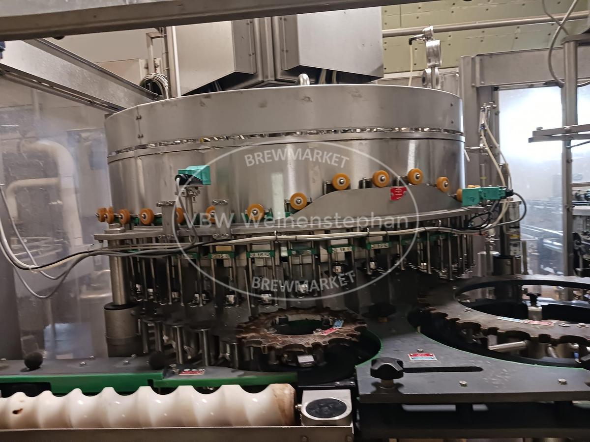 Used Glass bottle filler and capper