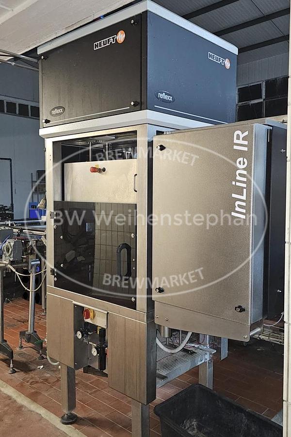 Used nonreturnable glass bottle filling line