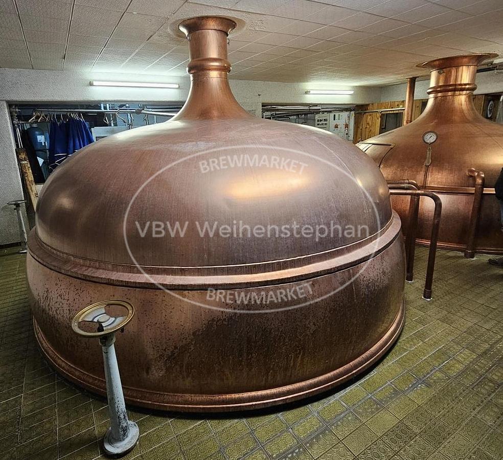 Used 2 vessel copper brewhouse