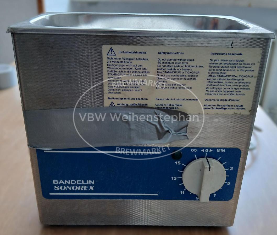 Used ultrasonic bath