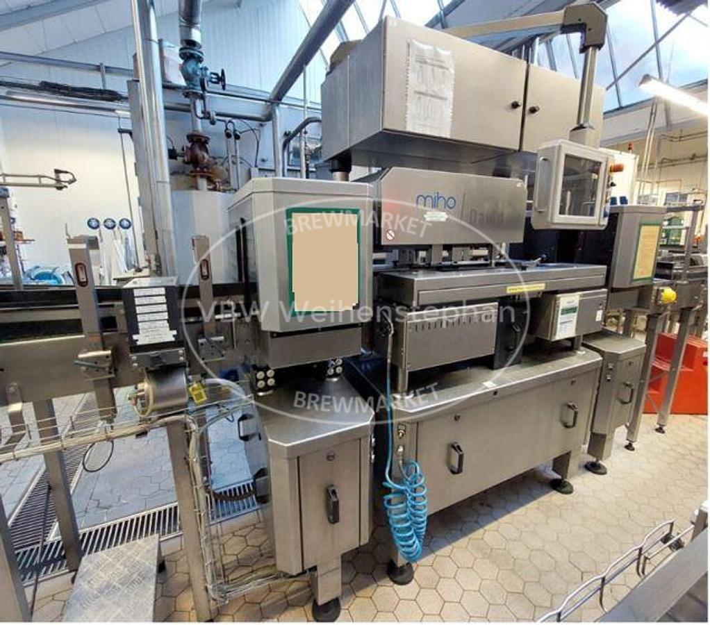 Used glass bottle filling line