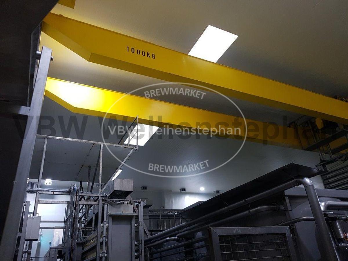 Used Travelling crane for salt bath system