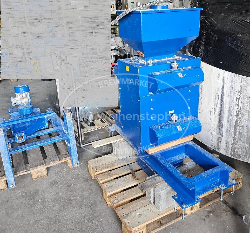 Used Malt milling plant with bunker