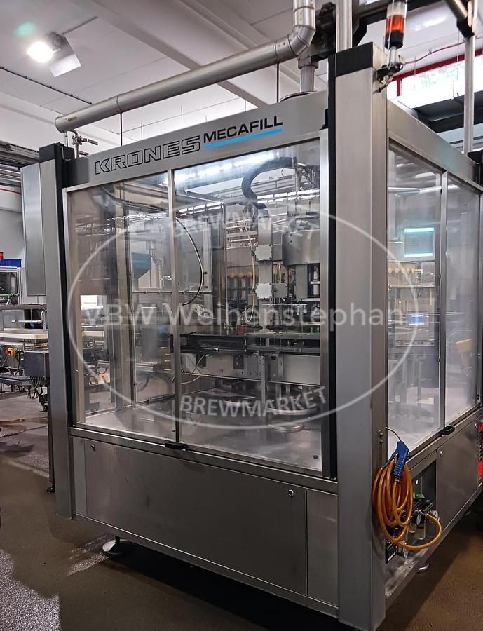 Used Glass bottle filler and capper