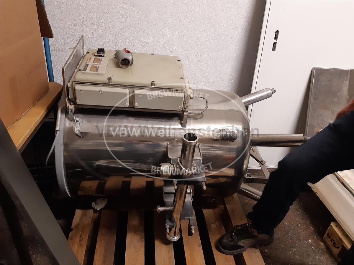 Used Kieselguhr mixing vessel