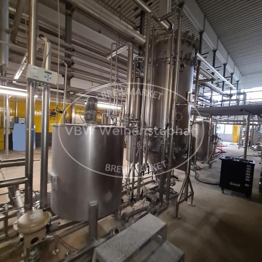 Used Beer filtration plant