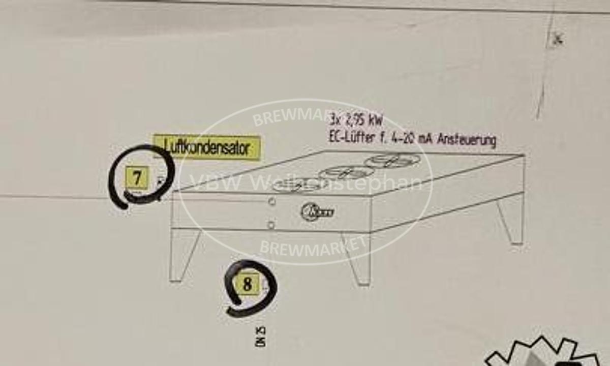 Used air-cooled condenser for ammonia