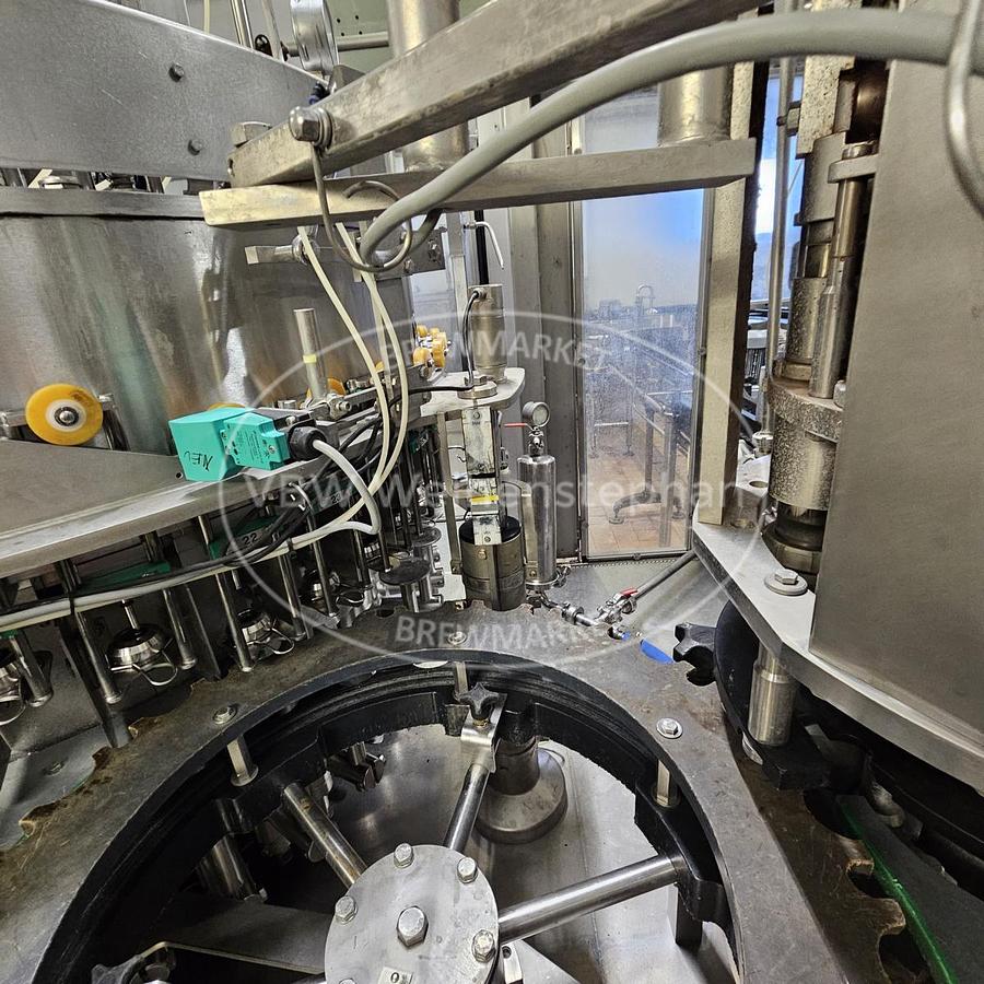 Used Glass bottle filler and capper