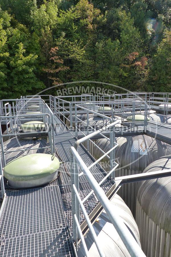 Used Cylindro-conical fermentation and storage tanks (CCT, 5 pcs.)