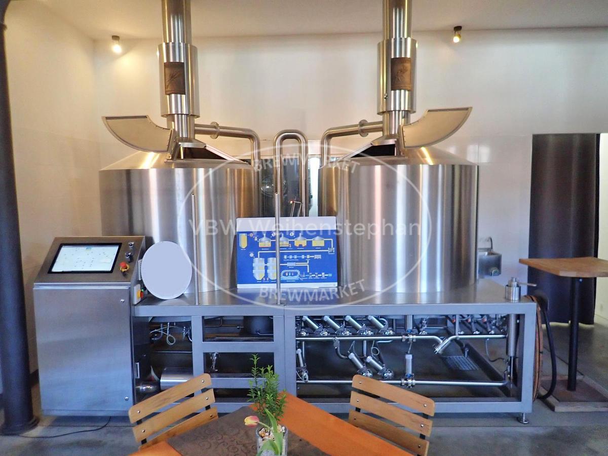 Used 2-vessel brewhouse 10 hl