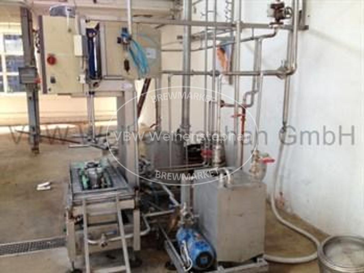 Used keg filling unit