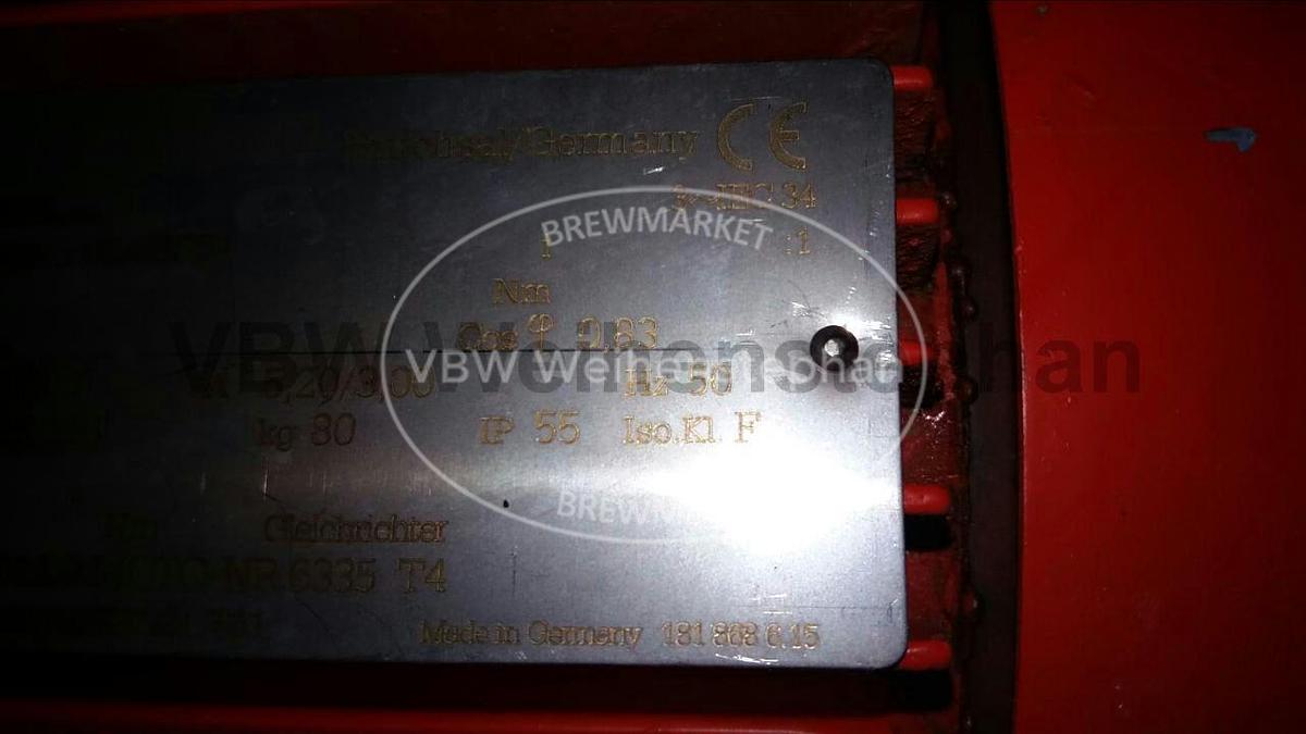 Gebraucht Flach-Getriebemotor