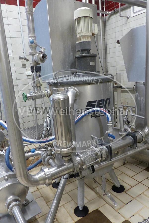 Used Kieselgur dosing vessel