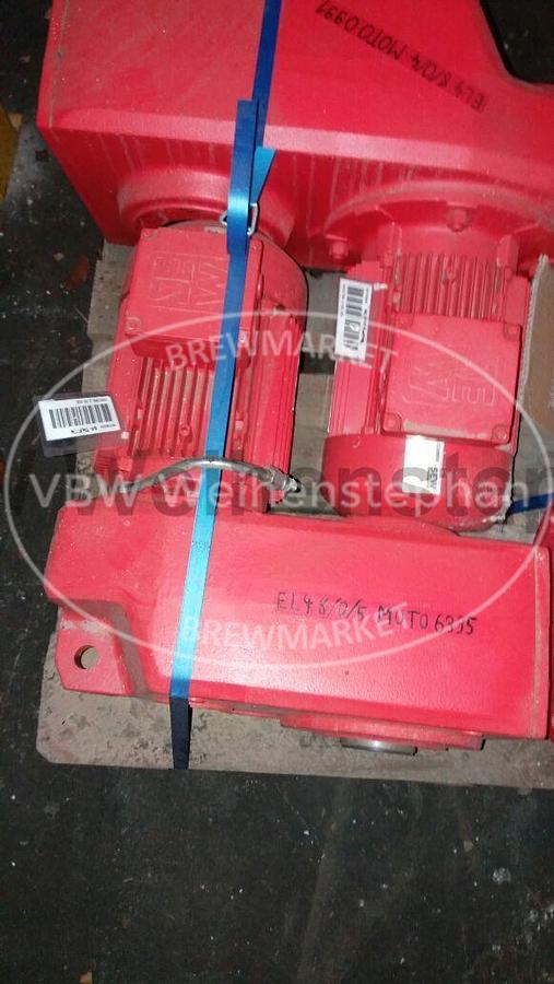 Gebraucht Flach-Getriebemotor