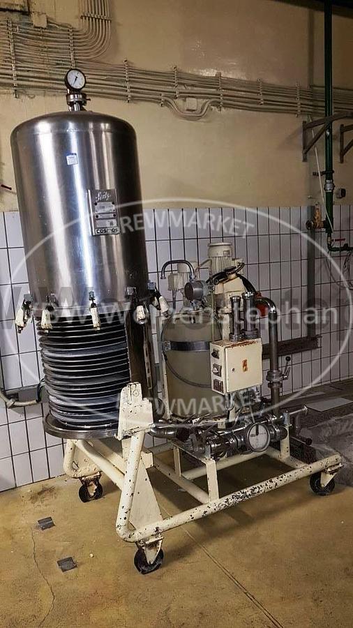 Used Kieselguhr filter, mobile