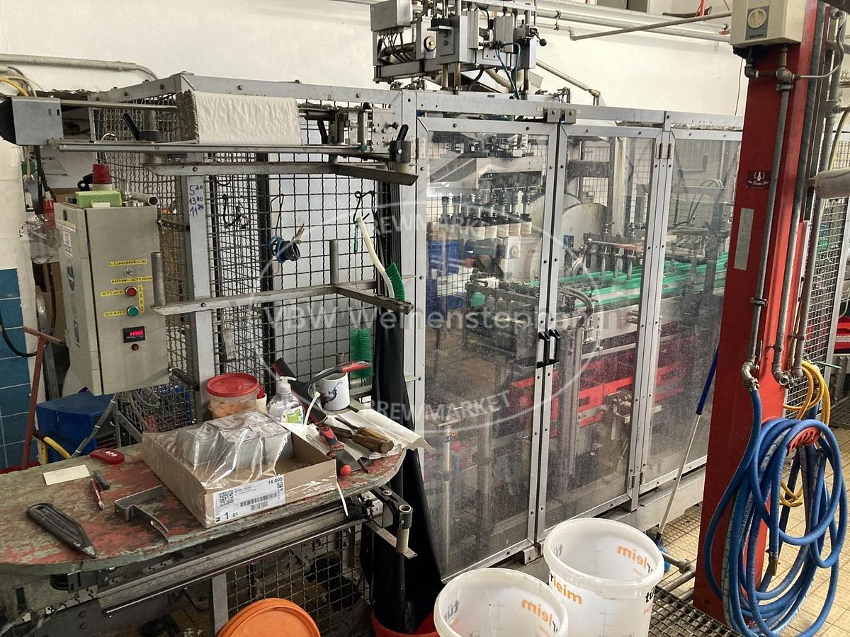 Used bottle filling line