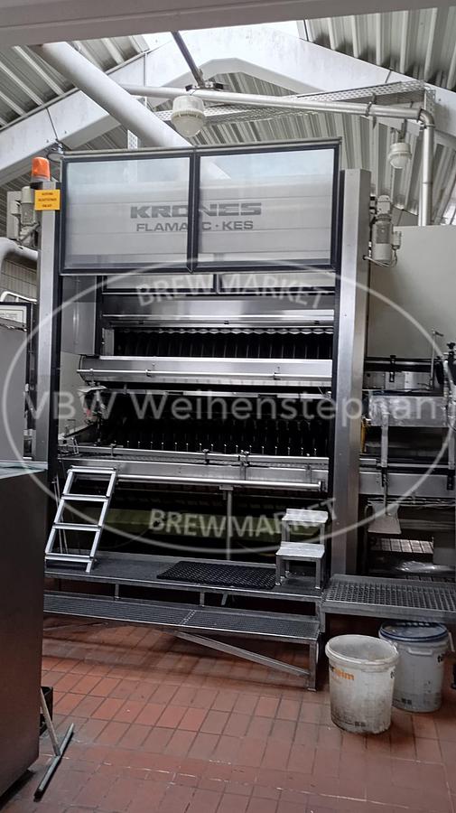 Used Glass bottle filling line