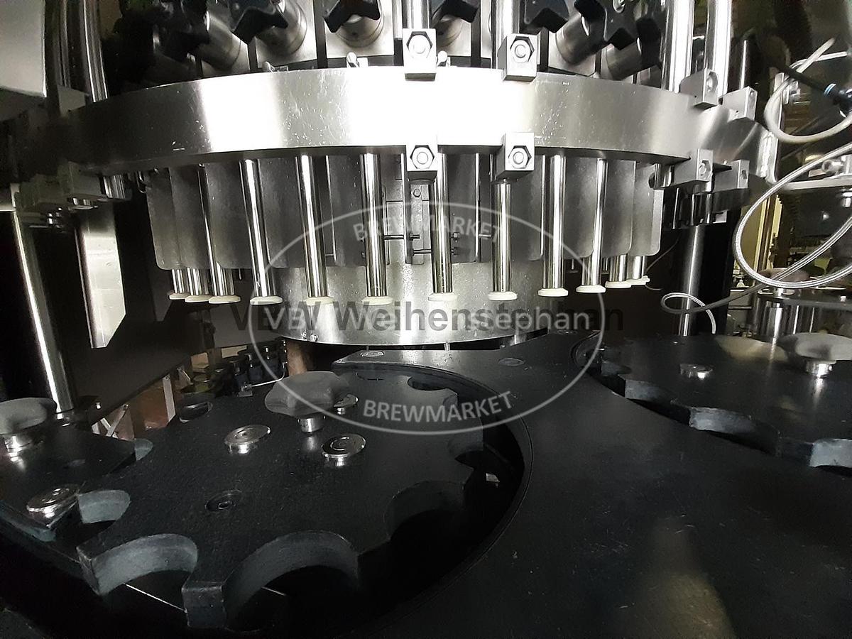Used Glass bottle filler and capper