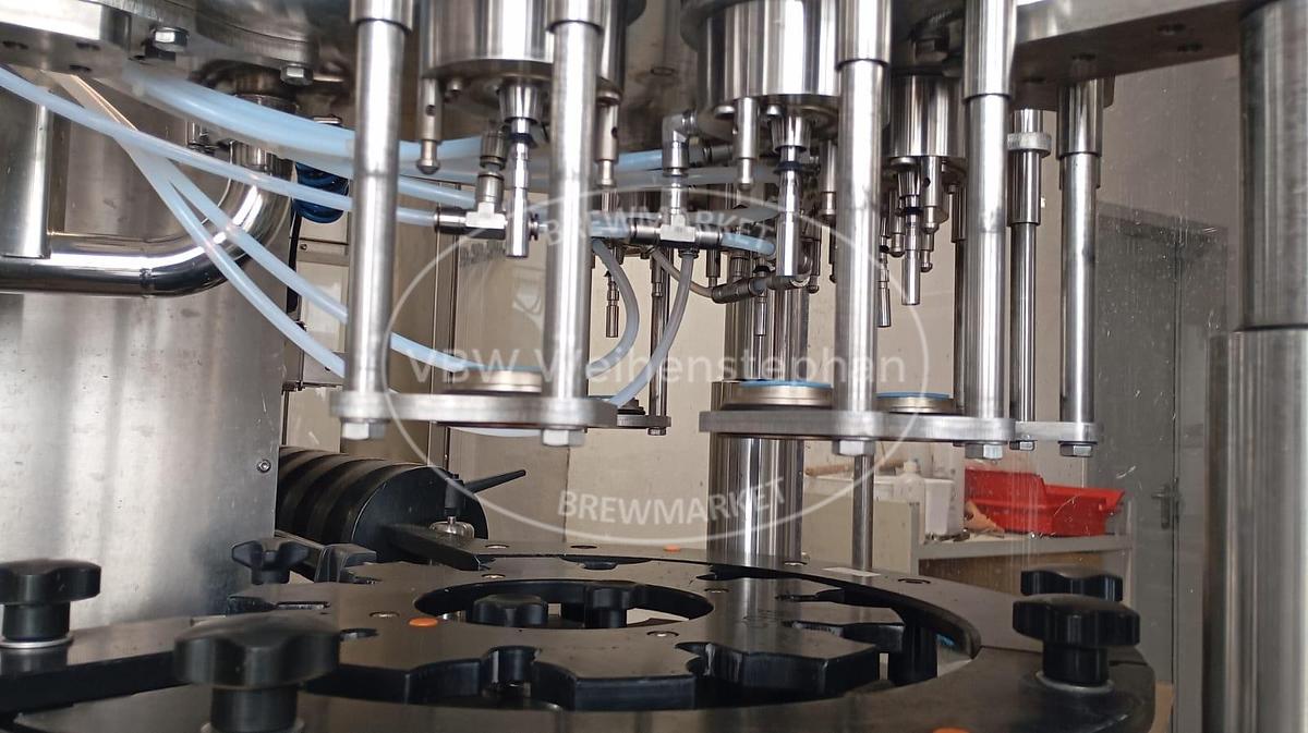 Used Glass bottle rinser, filler and capper