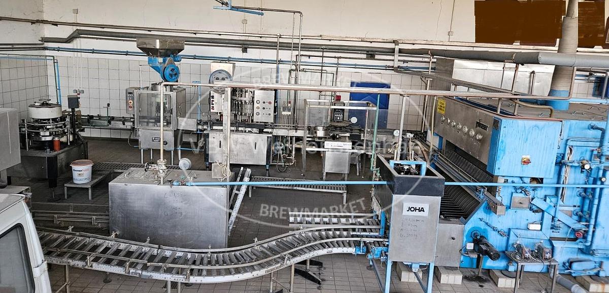 Used Glass bottle filling line