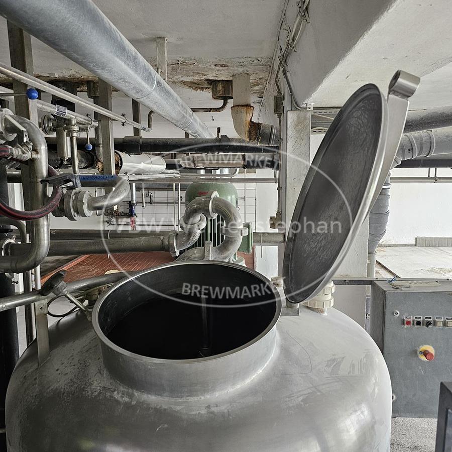 Used Agitated tank for homogenizing diatomaceous earth