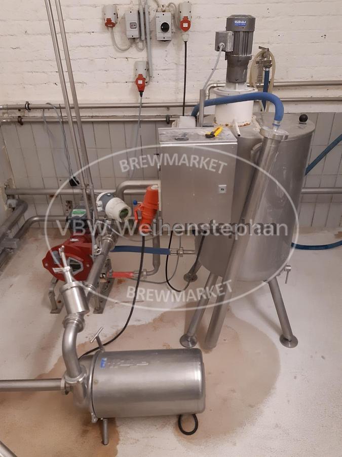 Used kieselguhr filtration plant