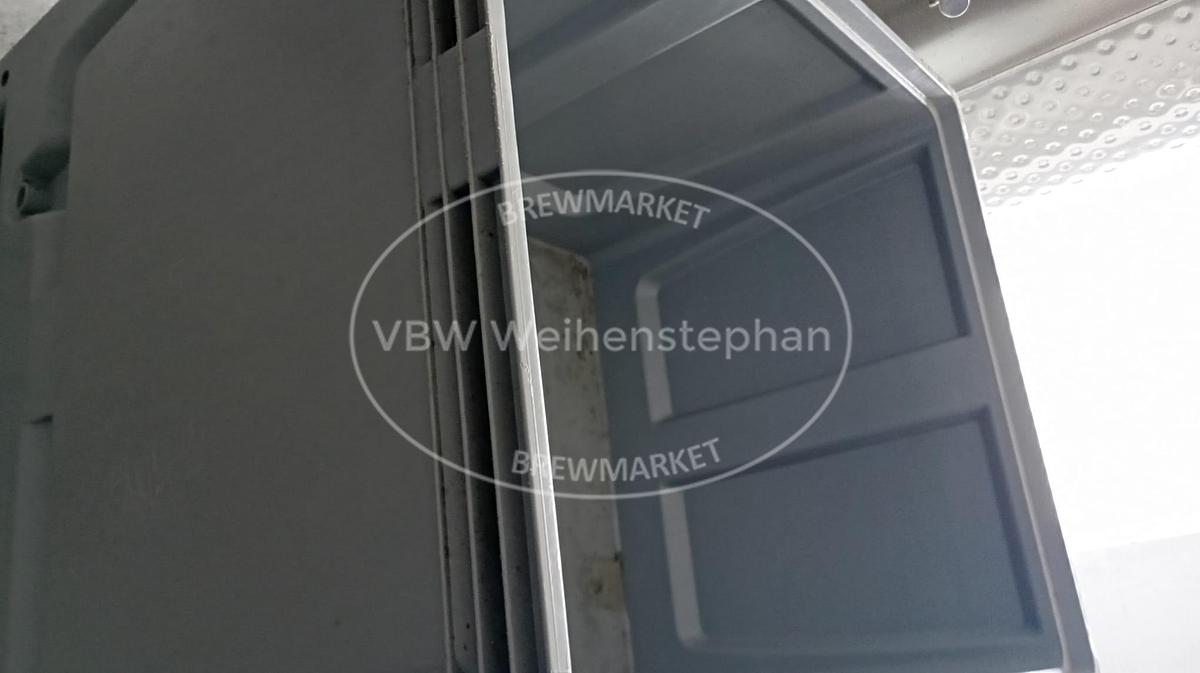 Used plastic container