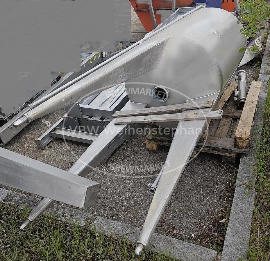 Gebraucht stehender Edelstahltank