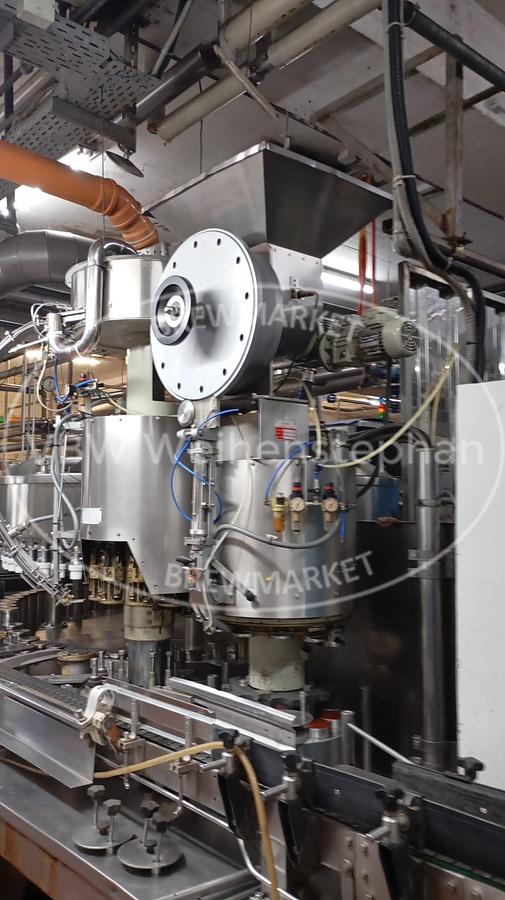 Used Glass bottle filling line