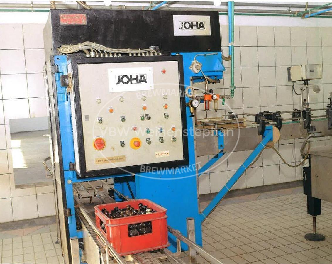 Used nonreturnable glass bottle filling line