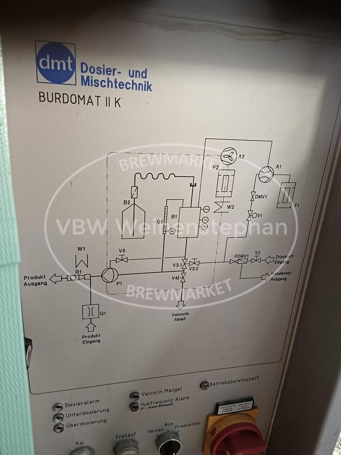 Used Velcorin dosing system