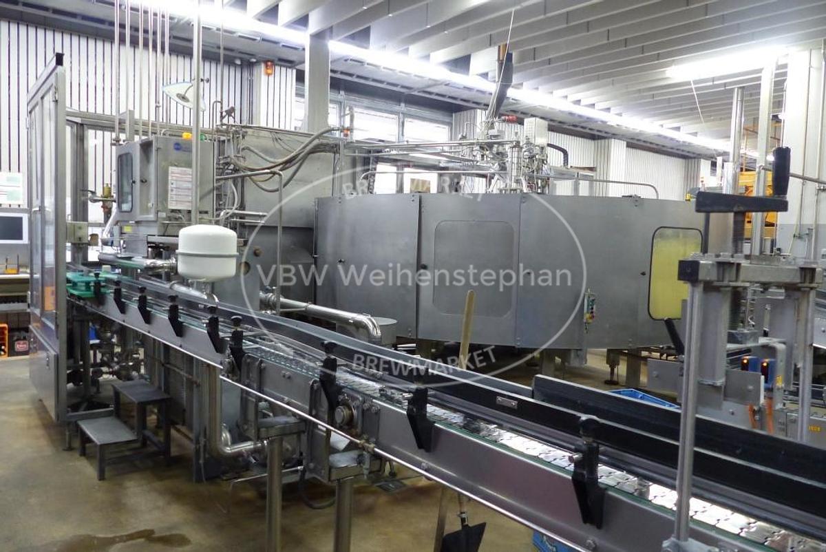 Used Glass bottle filling line